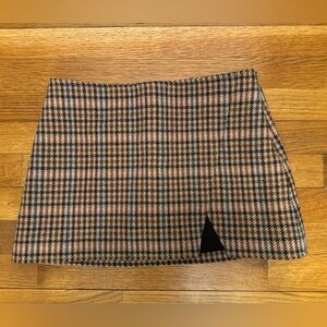 Plaid Mini Skirt by ALC